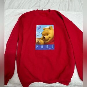 disney pooh sweatshirt from the 2000’s! only worn once and is cute and oversized